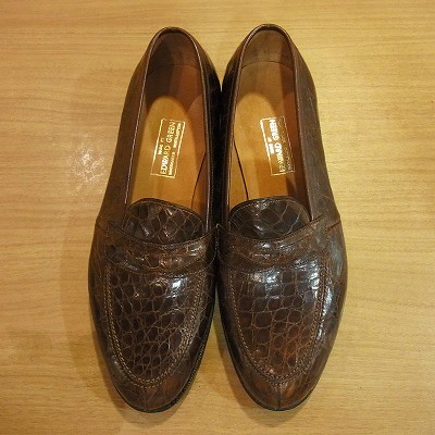 80's EDWARD GREEN～クロコダイルの靴磨き～旧エドワードグリーン 